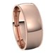 Lightweight Milgrain Comfort-Fit Half Round Band