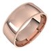 Lightweight Milgrain Comfort-Fit Half Round Band