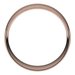 Lightweight Milgrain Comfort-Fit Half Round Band