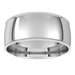 Lightweight Milgrain Comfort-Fit Half Round Band