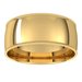 Lightweight Milgrain Comfort-Fit Half Round Band