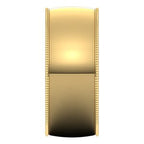 Lightweight Milgrain Comfort-Fit Half Round Band