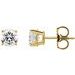 Round 4-Prong Stud Earrings
