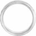 Milgrain Edge Comfort-Fit Half Round Band with Hammer Finish