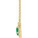 French-Set Halo-Style Necklace or Center