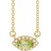 French-Set Halo-Style Necklace or Center