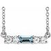 Accented Bar Necklace or Center
