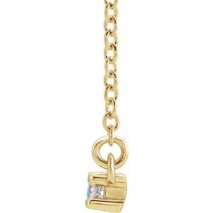 Accented Bar Necklace or Center