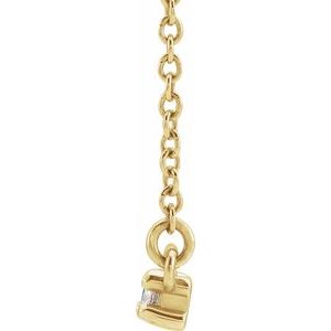Accented Bar Necklace or Center