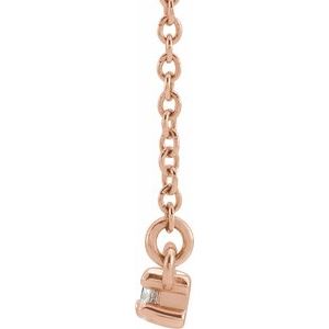 Accented Bar Necklace or Center