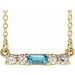 Accented Bar Necklace or Center