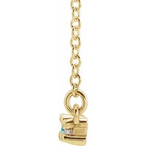 Accented Bar Necklace or Center
