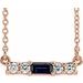 Accented Bar Necklace or Center