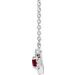 French-Set Halo-Style Necklace or Center