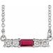 Accented Bar Necklace or Center