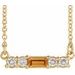 Accented Bar Necklace or Center