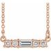 Accented Bar Necklace or Center