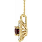 Halo-Style Necklace or Pendant