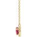 French-Set Halo-Style Necklace or Center