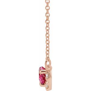 French-Set Halo-Style Necklace or Center