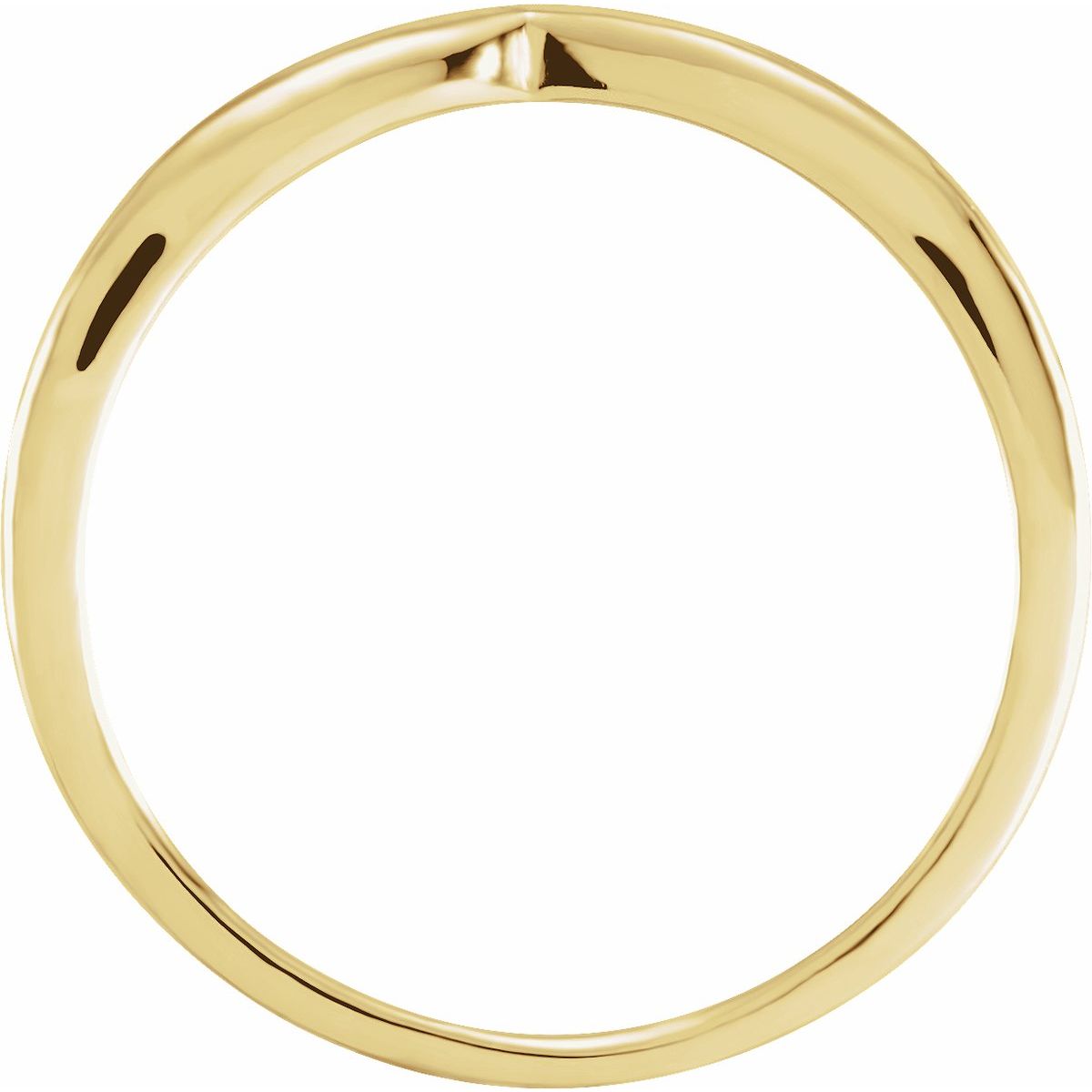 Solitaire Split-Shank Engagement Ring or Band