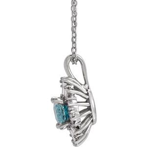 Halo-Style Necklace or Pendant