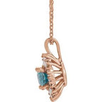 Halo-Style Necklace or Pendant