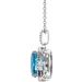 Halo-Style Necklace or Pendant