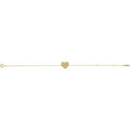 Engravable Heart Bracelet