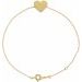 Engravable Heart Bracelet