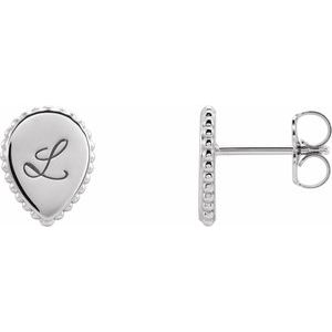 Engravable Beaded Earrings