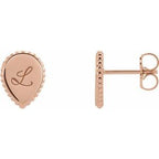 Engravable Beaded Earrings