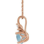 Accented Floral Necklace or Pendant
