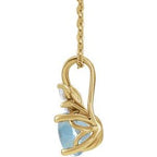 Accented Floral Necklace or Pendant