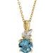 Accented Floral Necklace or Pendant