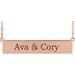 Be Posh® Engravable Bar Necklace