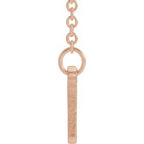 Be Posh® Engravable Bar Necklace