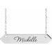 Engravable Geometric Necklace