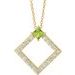 Accented Geometric Necklace or Pendant