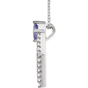 Accented Geometric Necklace or Pendant