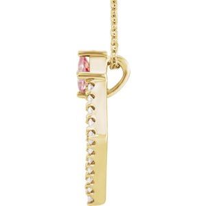 Accented Geometric Necklace or Pendant