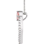 Accented Geometric Necklace or Pendant