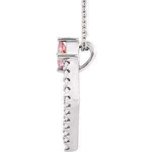 Accented Geometric Necklace or Pendant