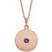 Disc Necklace or Pendant