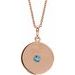 Disc Necklace or Pendant