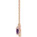 French-Set Halo-Style Necklace or Center