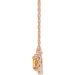 French-Set Halo-Style Necklace or Center
