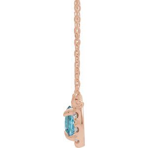 French-Set Halo-Style Necklace or Center