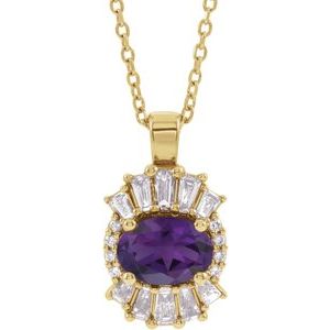 Halo-Style Necklace or Pendant