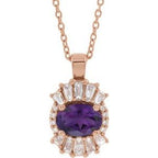 Halo-Style Necklace or Pendant